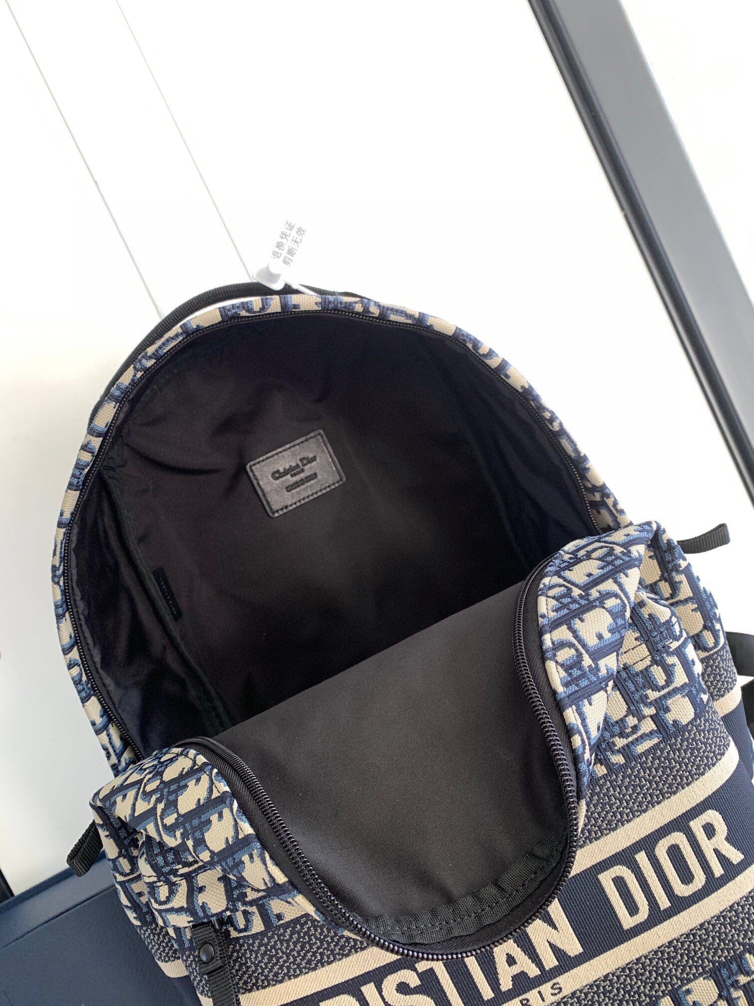 DIOR embroidery backpack - Image 5