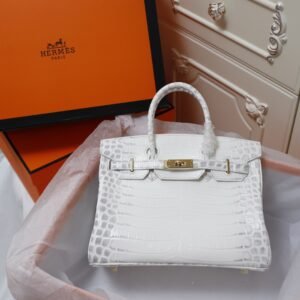 HERMES Birkin glossy crocodile