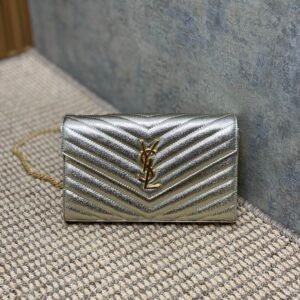 YSL top caviar ball print bag