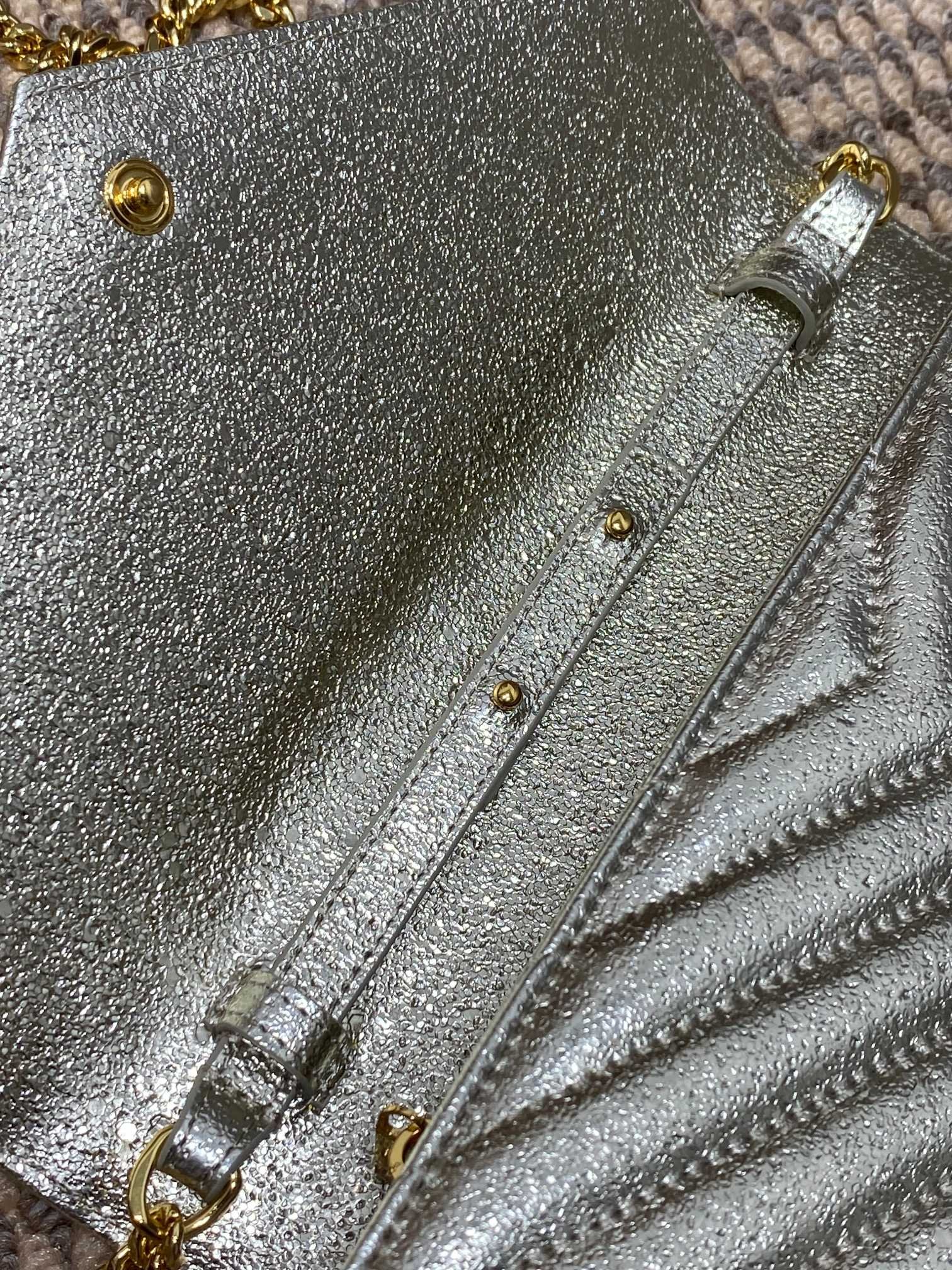 YSL top caviar ball print bag - Image 8