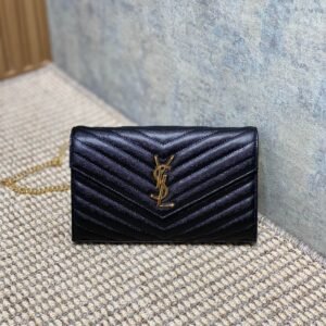 YSL top caviar ball print bag