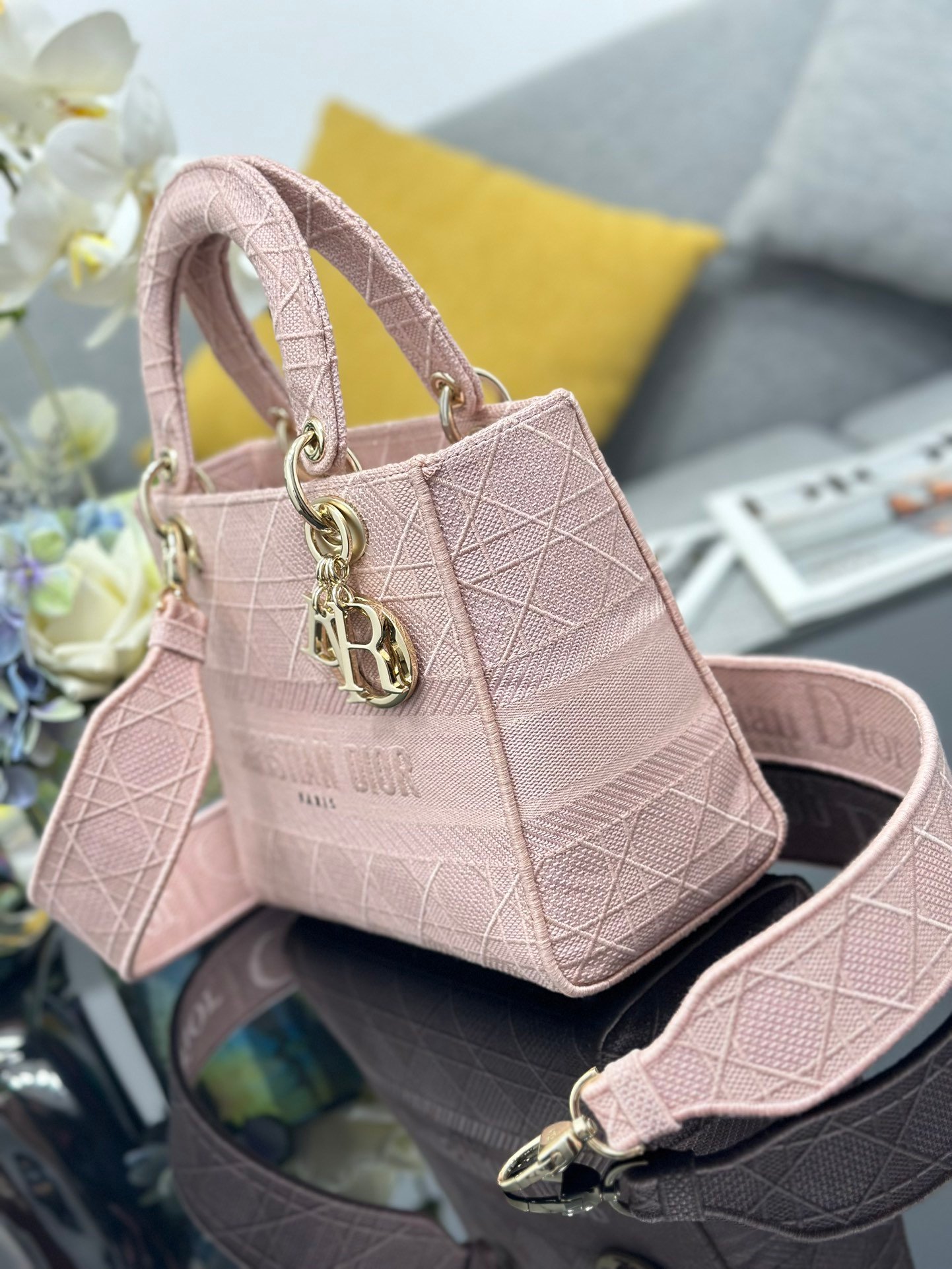 DIOR lady cany plaid bag - Image 3