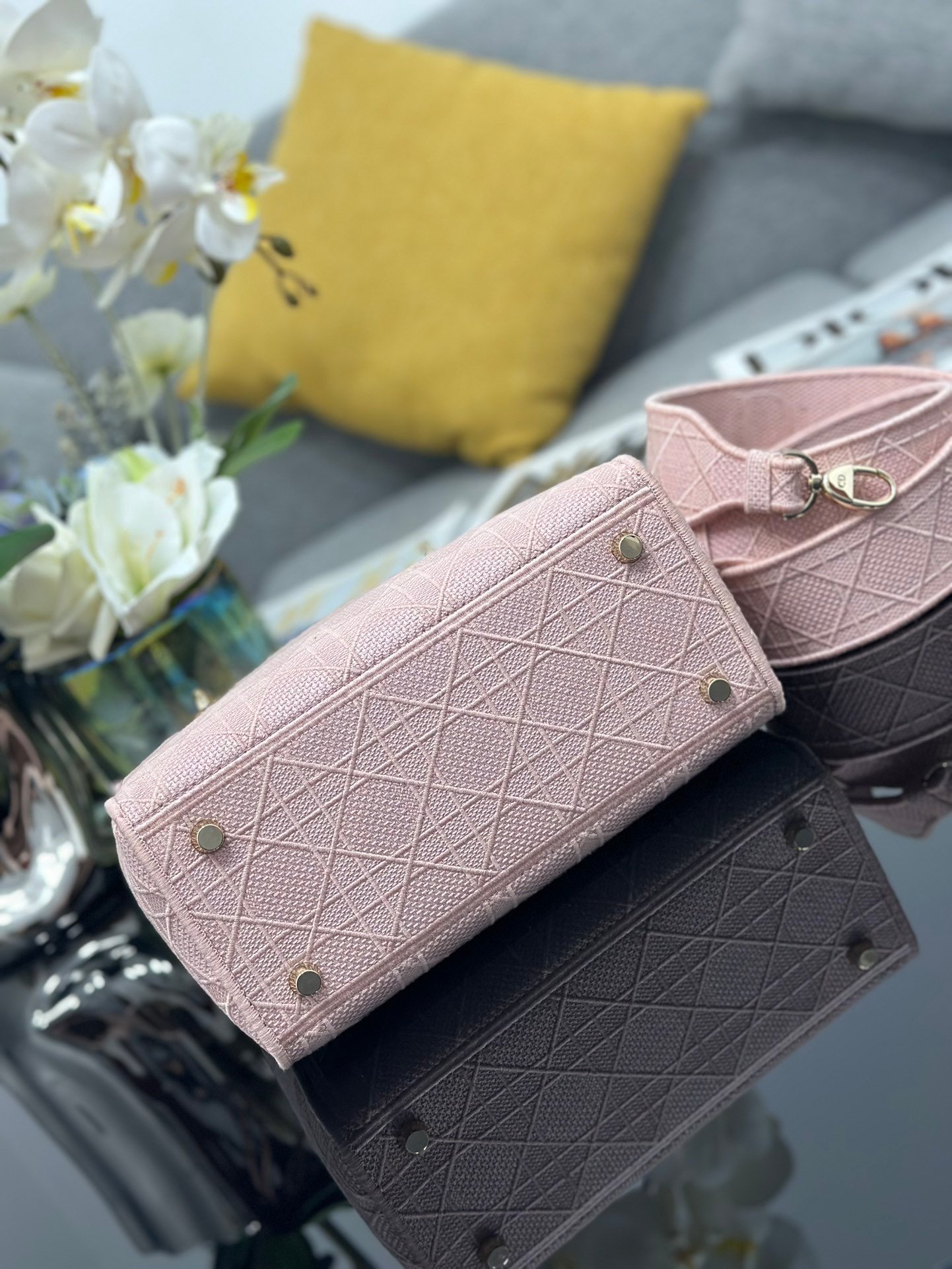 DIOR lady cany plaid bag - Image 4