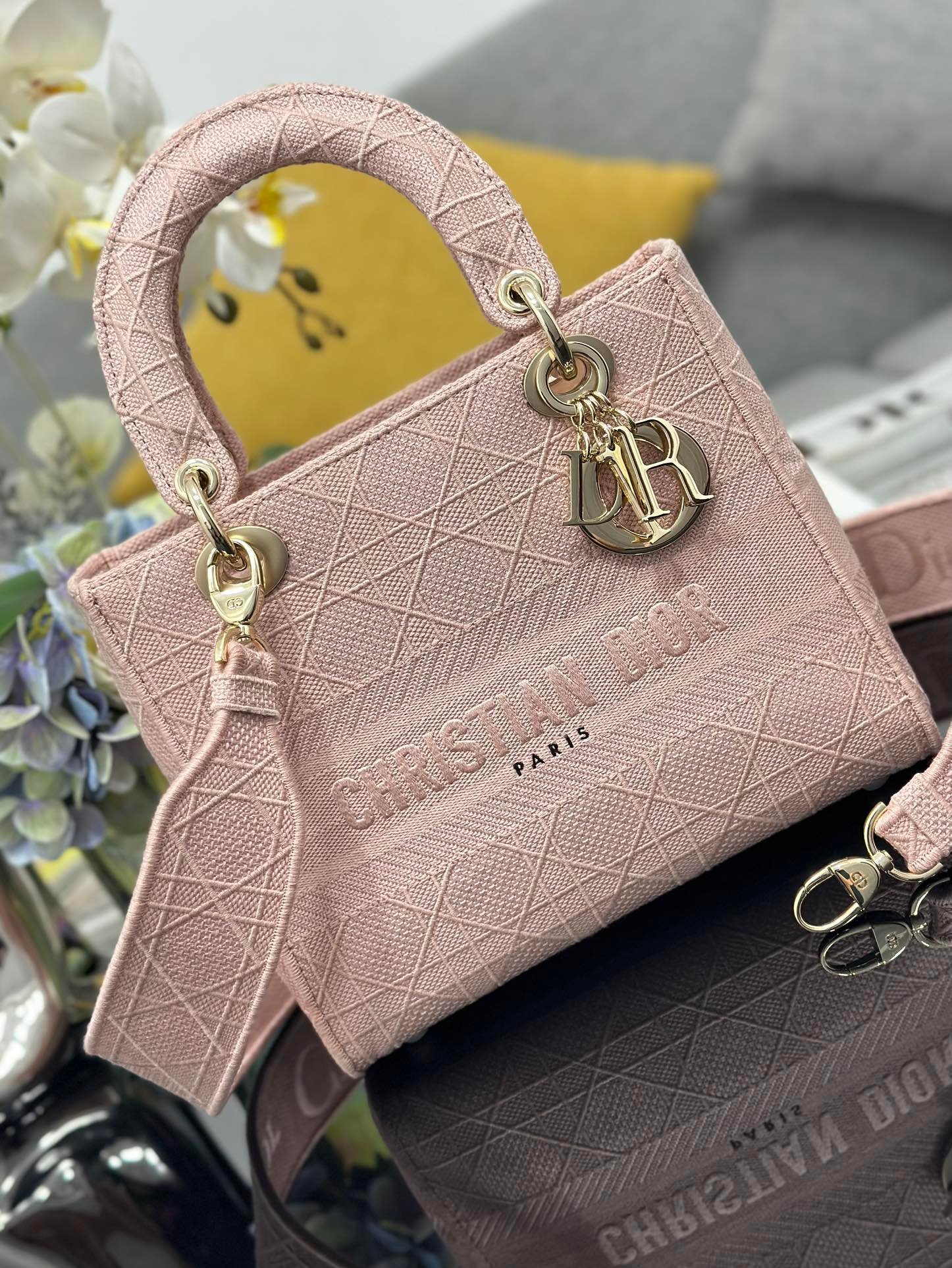 DIOR lady cany plaid bag - Image 5