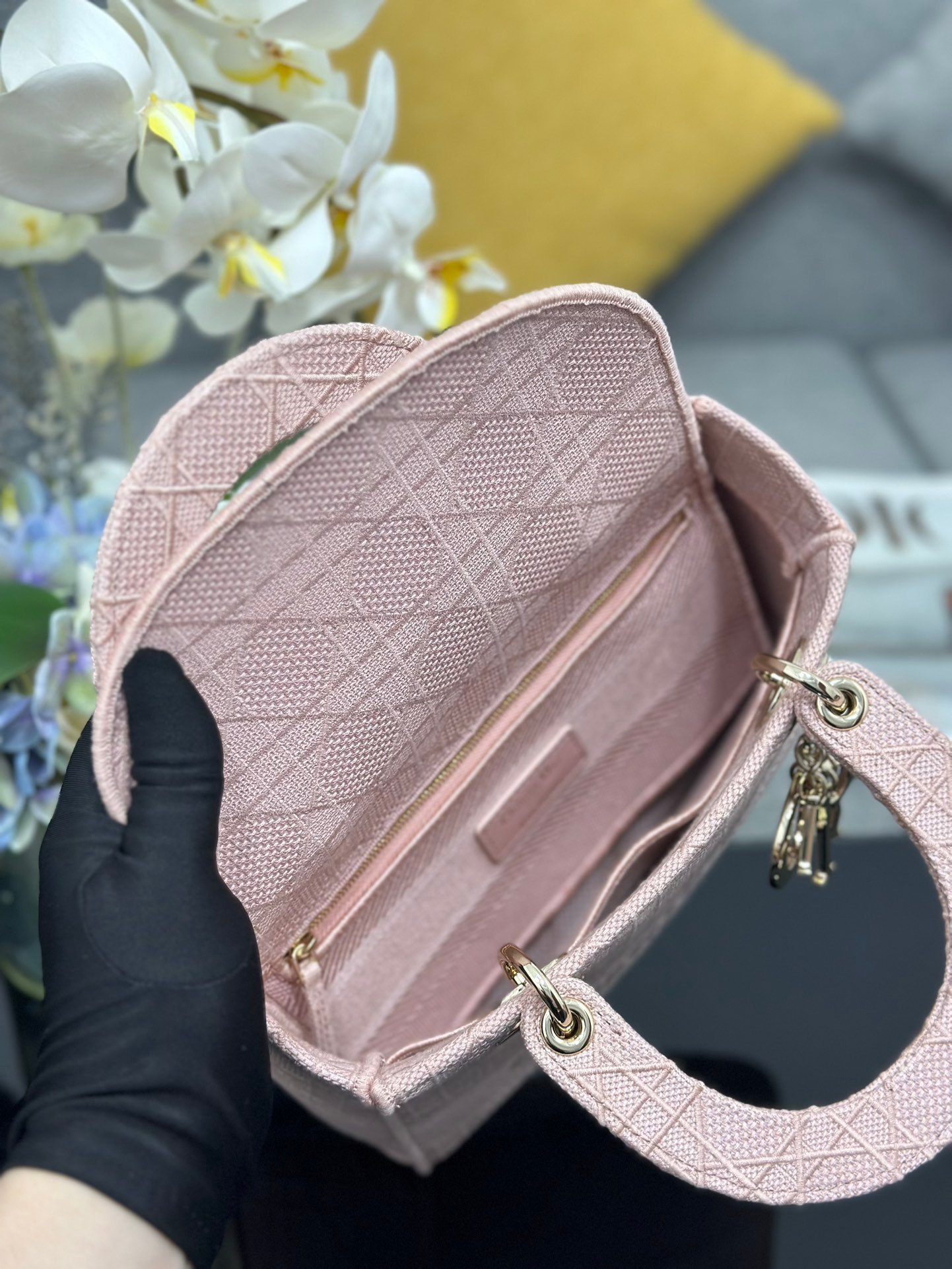 DIOR lady cany plaid bag - Image 8