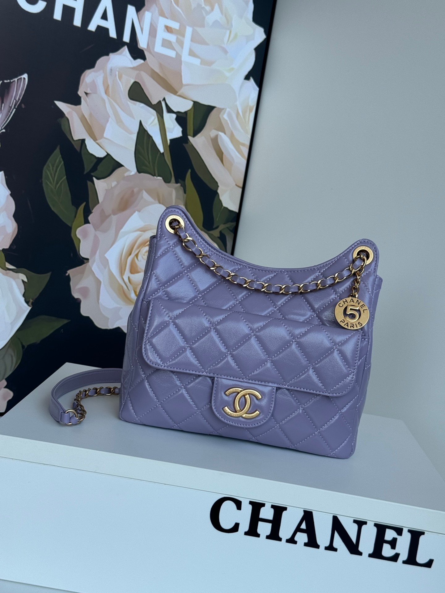 CHANEL hobo hippie bag