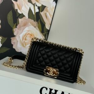 CHANEL leboy calfskin bag