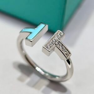 Tiffany&co Tiffany double T ring