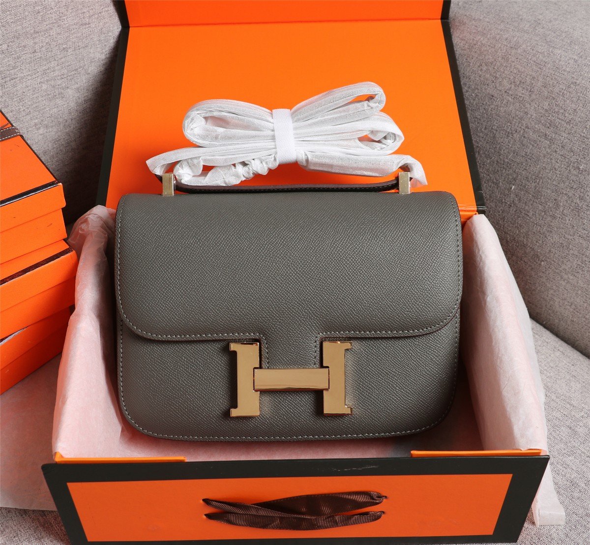 Hermes Bowling Tote Bag