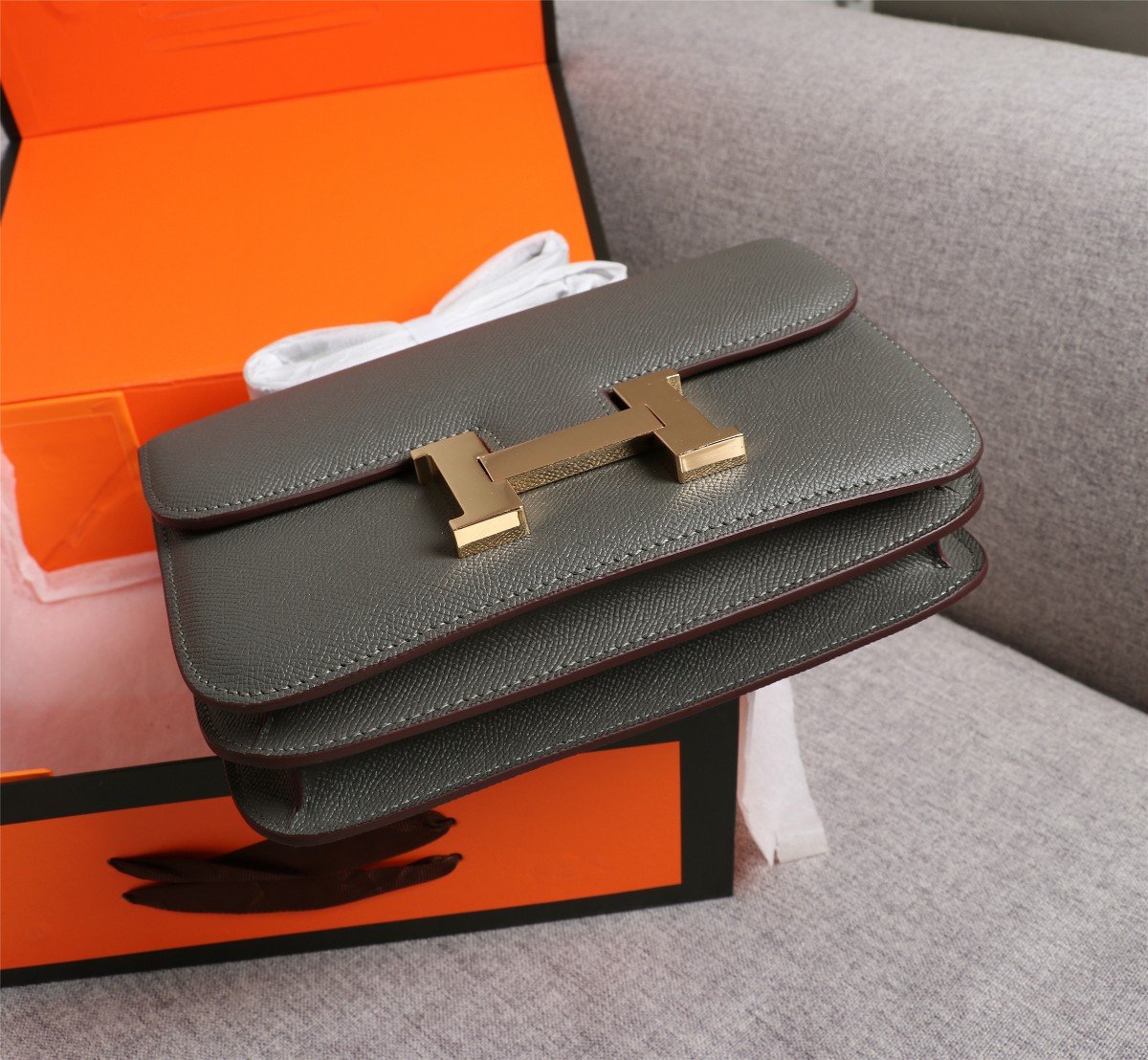 Hermes Bowling Tote Bag - Image 5