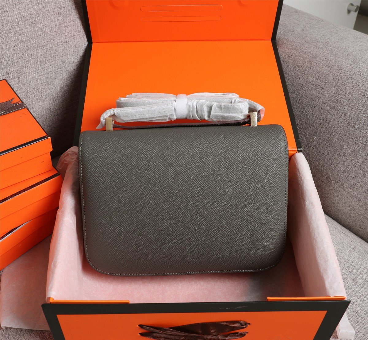 Hermes Bowling Tote Bag - Image 6