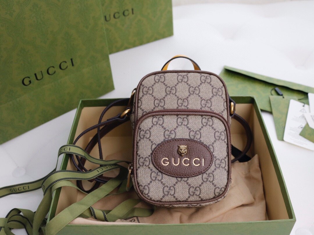 GUCCI Mini Cow Leather Bag