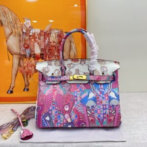 Hermes Platinum Graffiti Bag