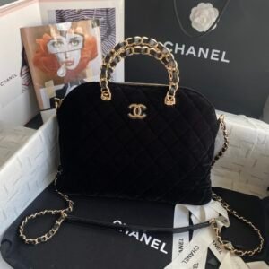 Chanel Large Lamb Wool Shell Bag