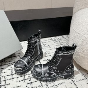 BALENCIAGA Bulldozer Boots Graffiti Boots