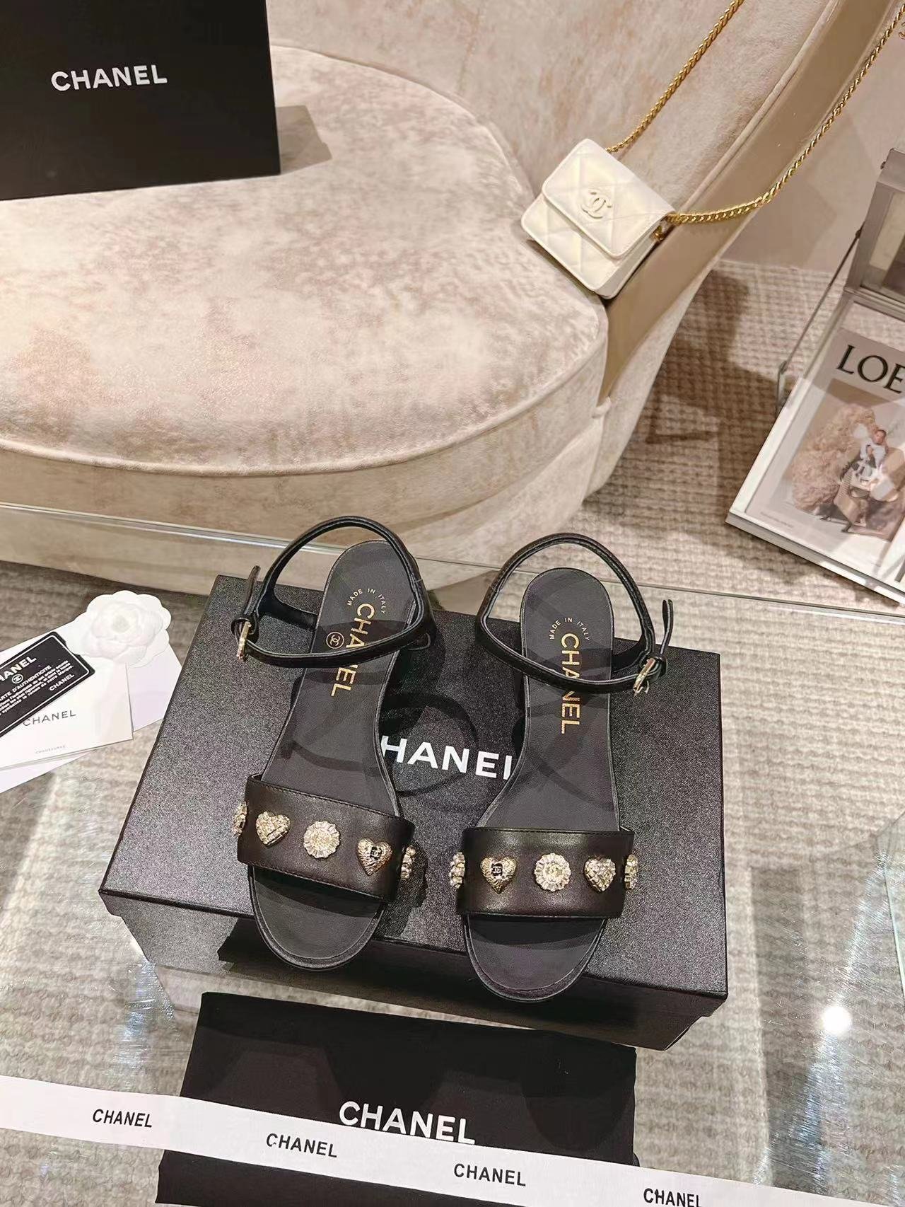 CHANEL Elegant Muller Fashion Women's Shoes