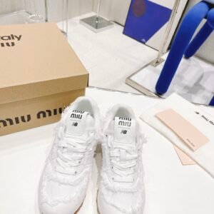 Miumiu x New Balance 574 Co branded NB Sports Shoes