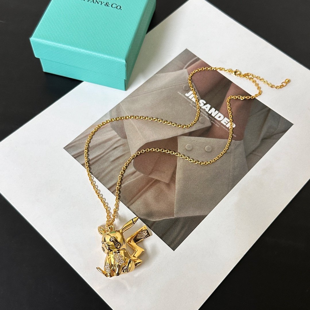 Tiffany & Co.xPokemon & Co-branded Pikachu Necklace jewelry - Image 5