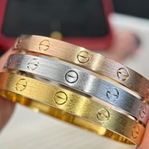 CARTIER brushed LOVE bracelet
