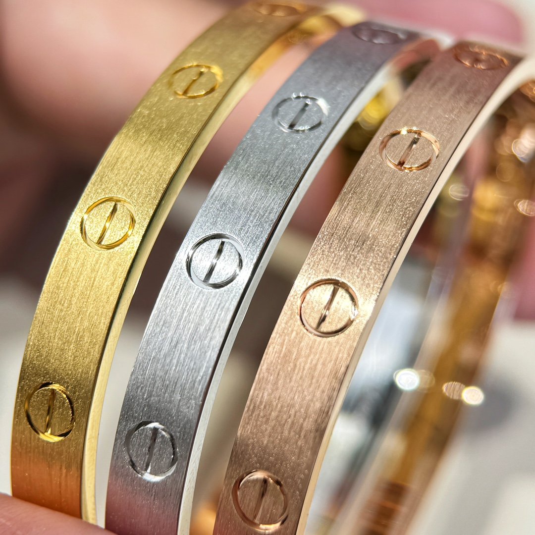 CARTIER brushed LOVE bracelet - Image 2