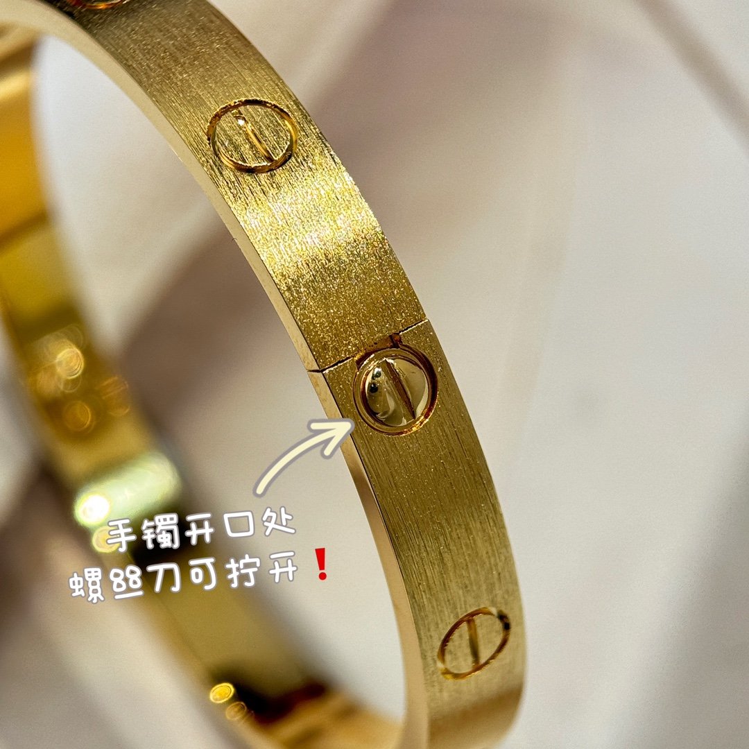 CARTIER brushed LOVE bracelet - Image 3
