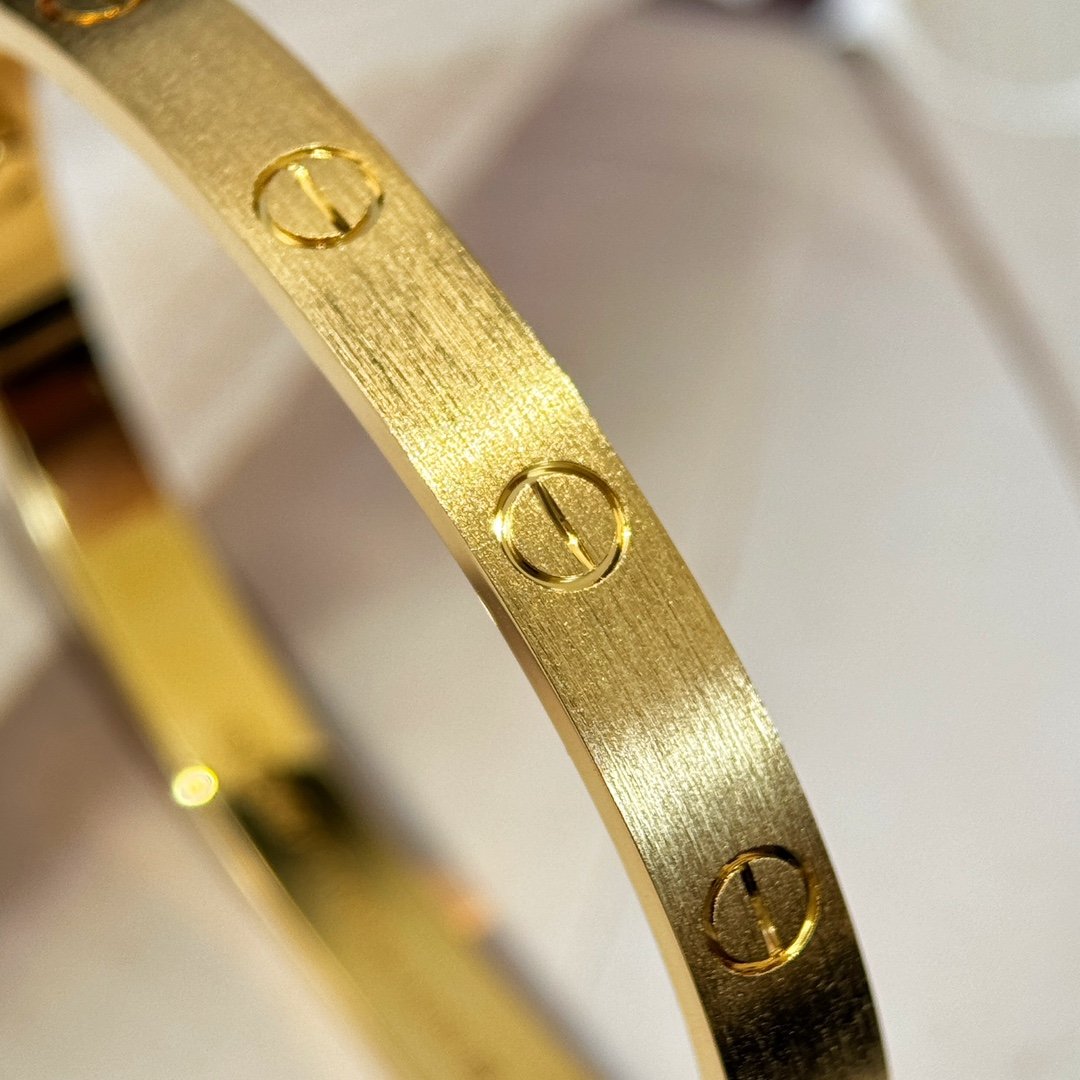 CARTIER brushed LOVE bracelet - Image 4