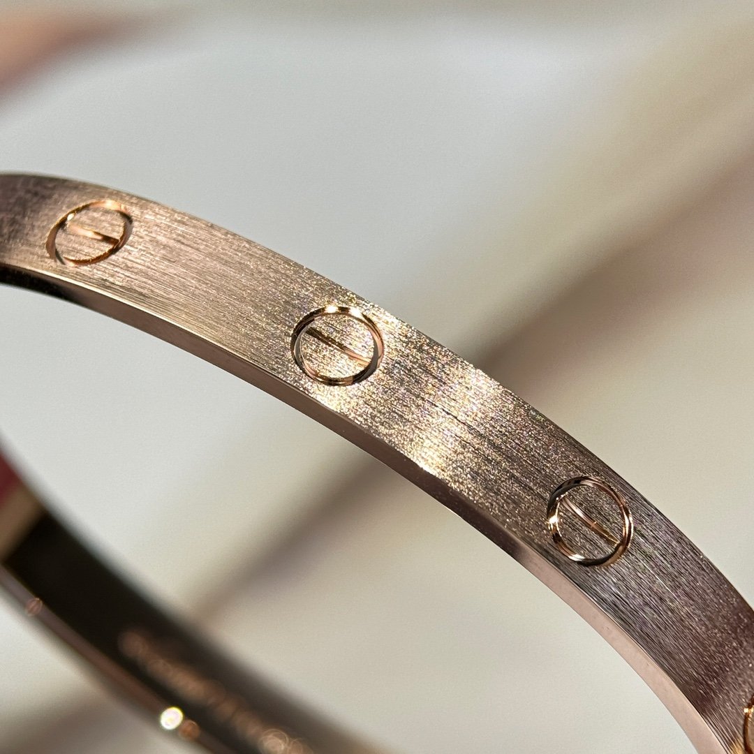CARTIER brushed LOVE bracelet - Image 5