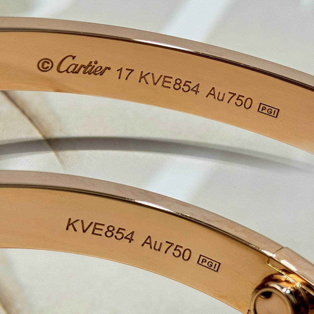 CARTIER brushed LOVE bracelet - Image 8
