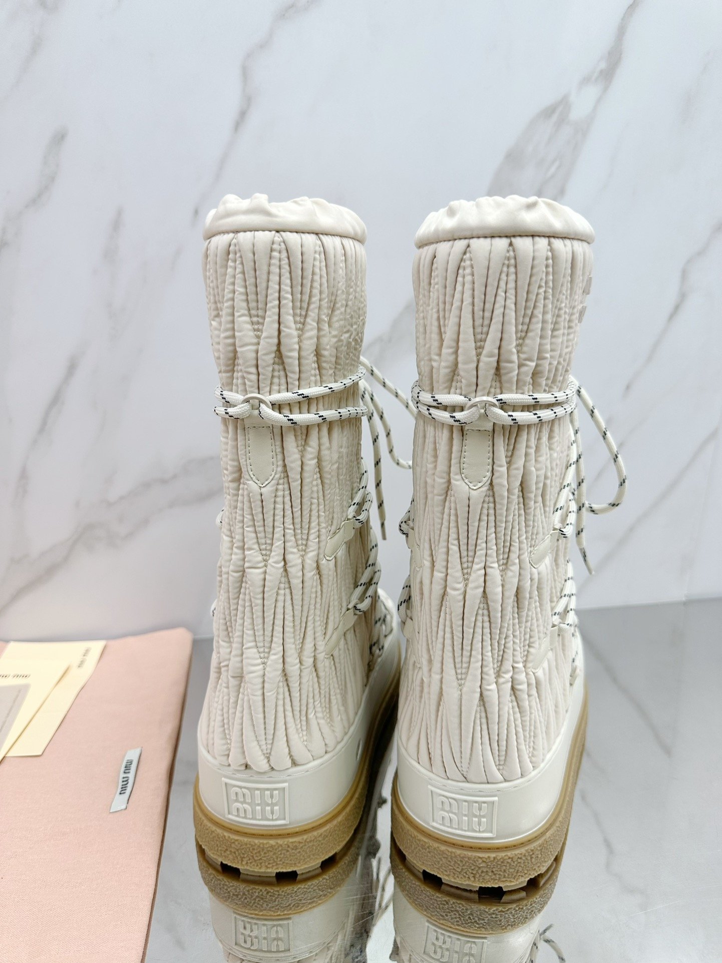Miu Miu Retro Knight Boots - Image 7