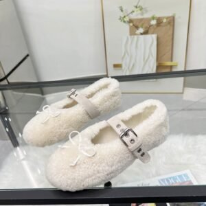 Miao Mu pure wool shoes