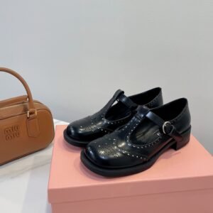 Miu Miu British style loafers