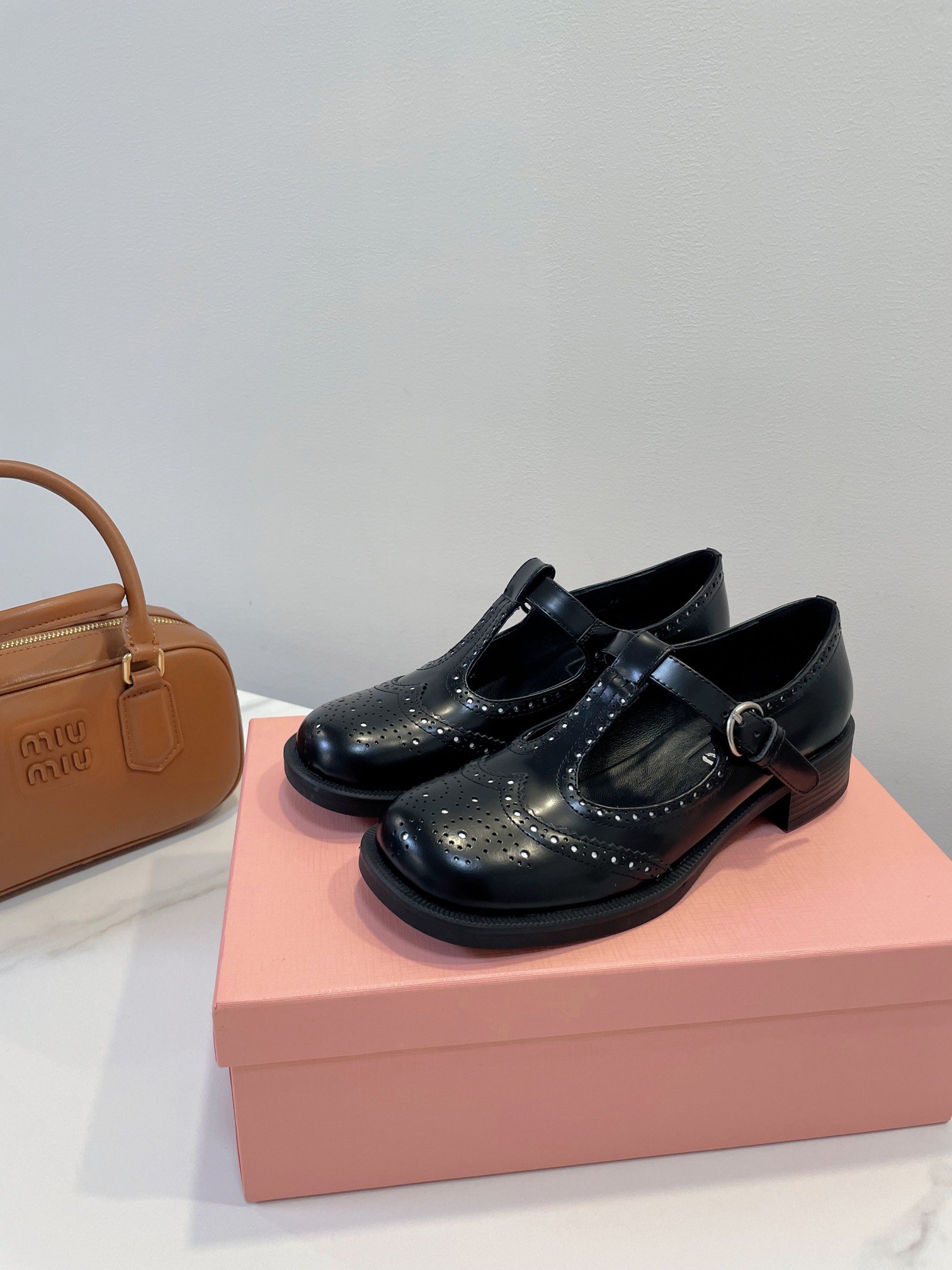 Miu Miu British style loafers