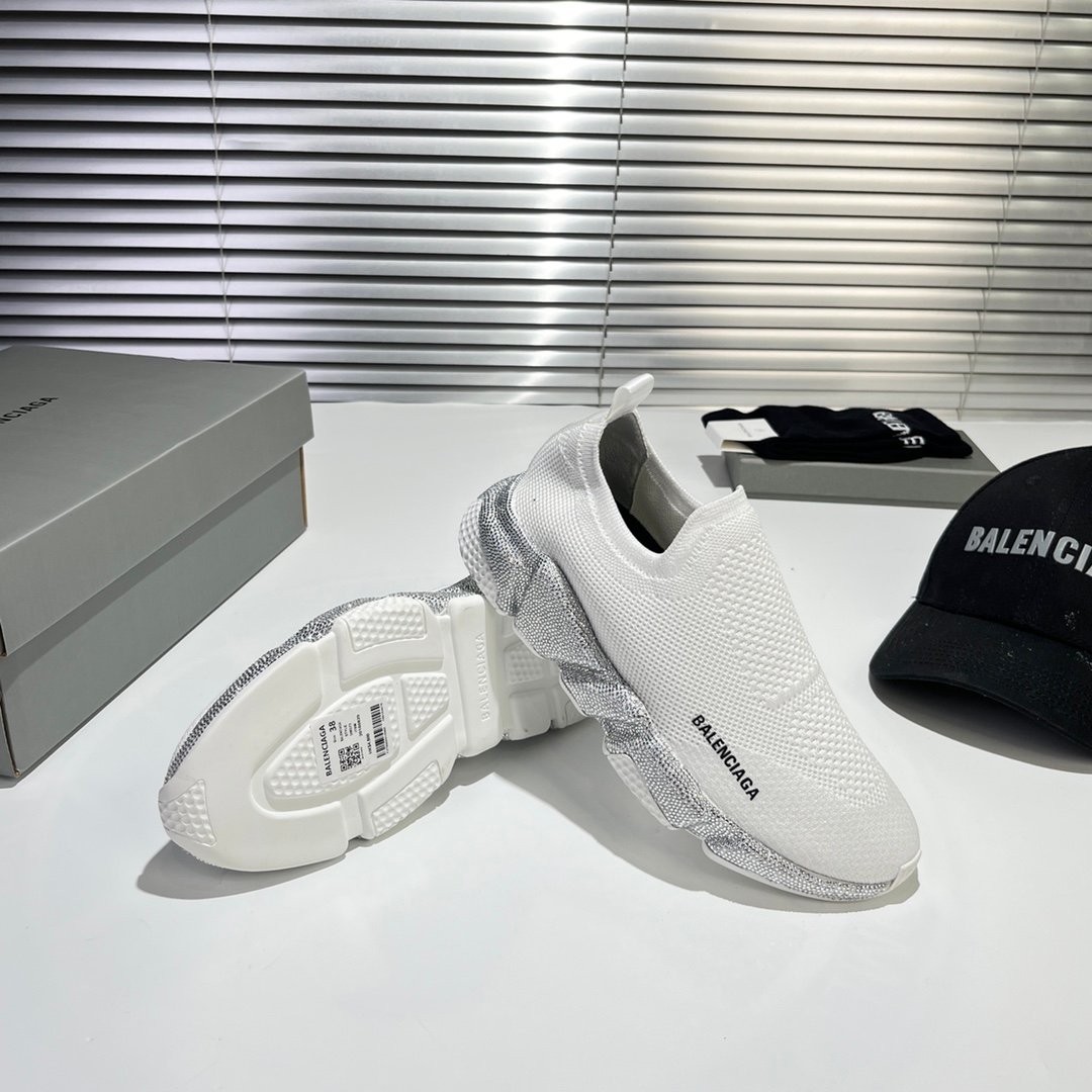 Balenciaga sparkling single shoes