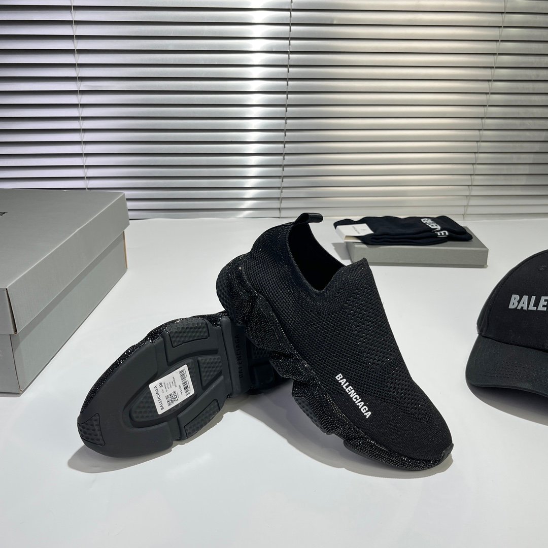 Balenciaga sparkling single shoes