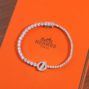 HERMES Full Diamond OT Bracelet