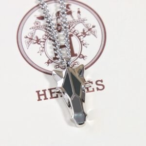 Hermes Destrier Bull Head Necklace