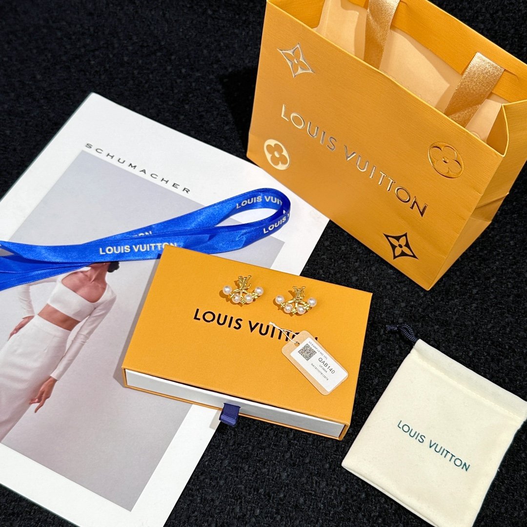 LV MINIGRAM PEARLS Earrings - Image 2