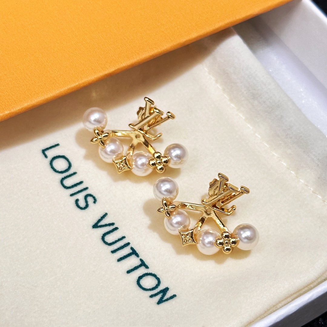 LV MINIGRAM PEARLS Earrings - Image 5
