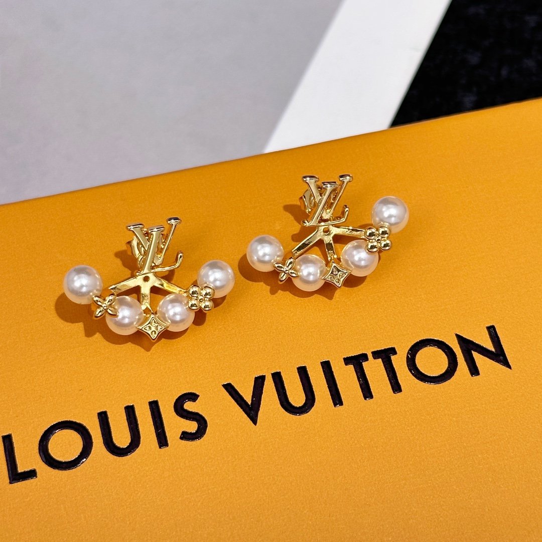 LV MINIGRAM PEARLS Earrings - Image 6