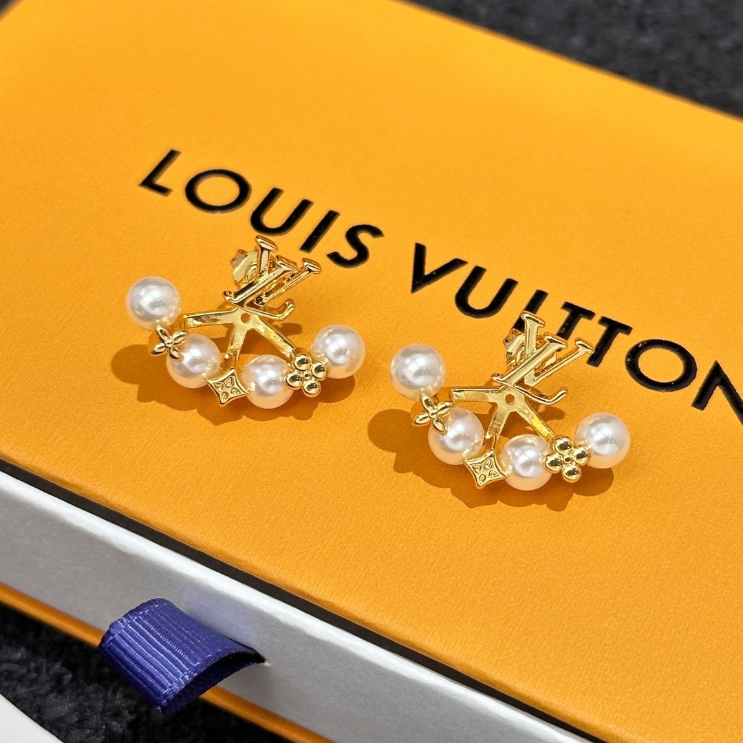 LV MINIGRAM PEARLS Earrings - Image 7