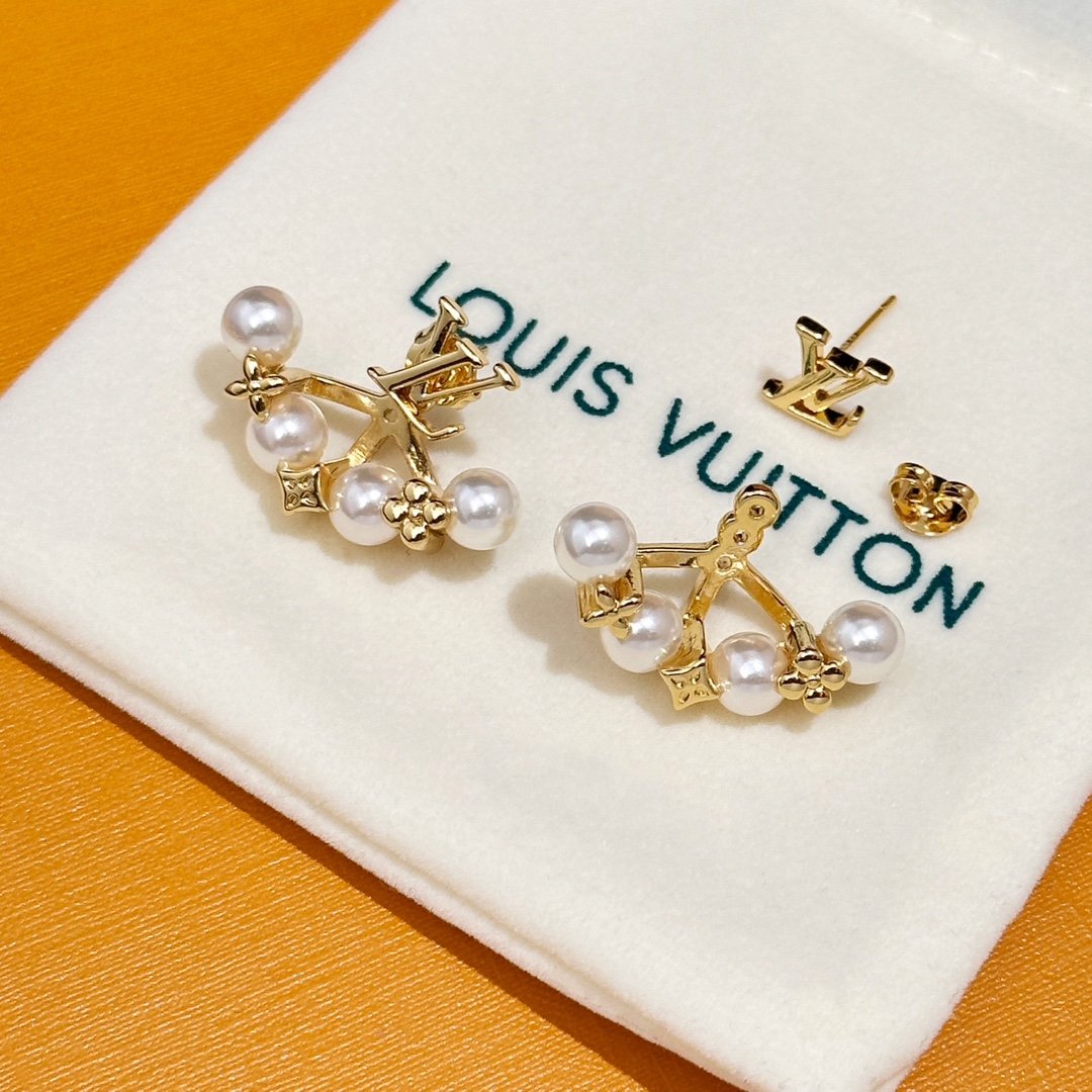 LV MINIGRAM PEARLS Earrings - Image 8