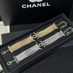 Chanel Double C Tassel Lava Bracelet