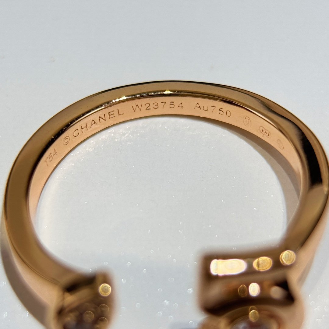 Chanel COCO Series 5-Character Ring - Image 6