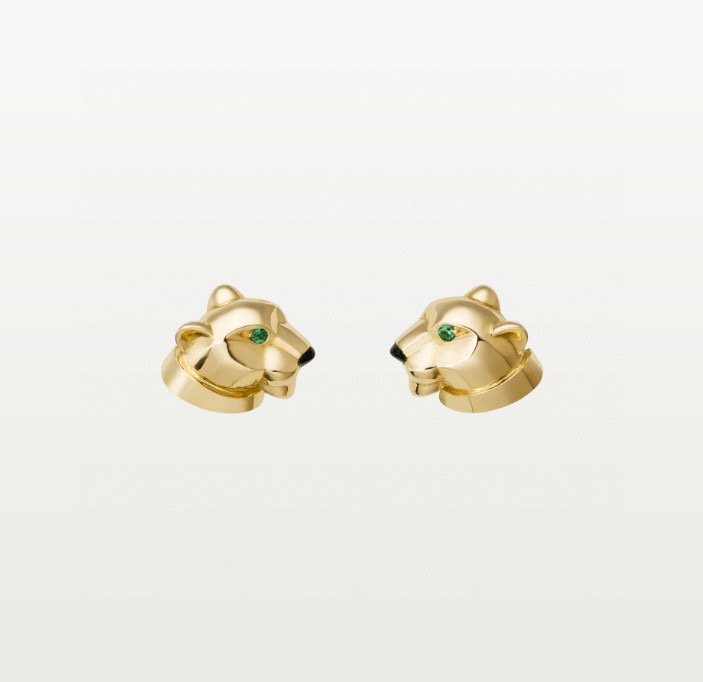 Cartier Jungle Series Smooth Leopard Earnail Earrings - Image 3