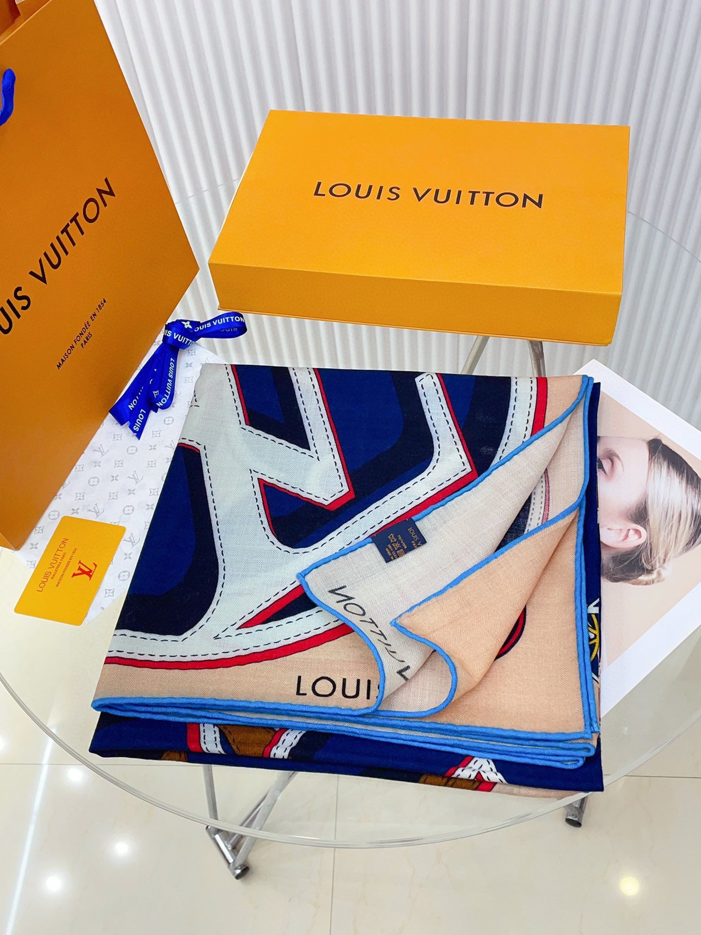 LV cashmere shawl