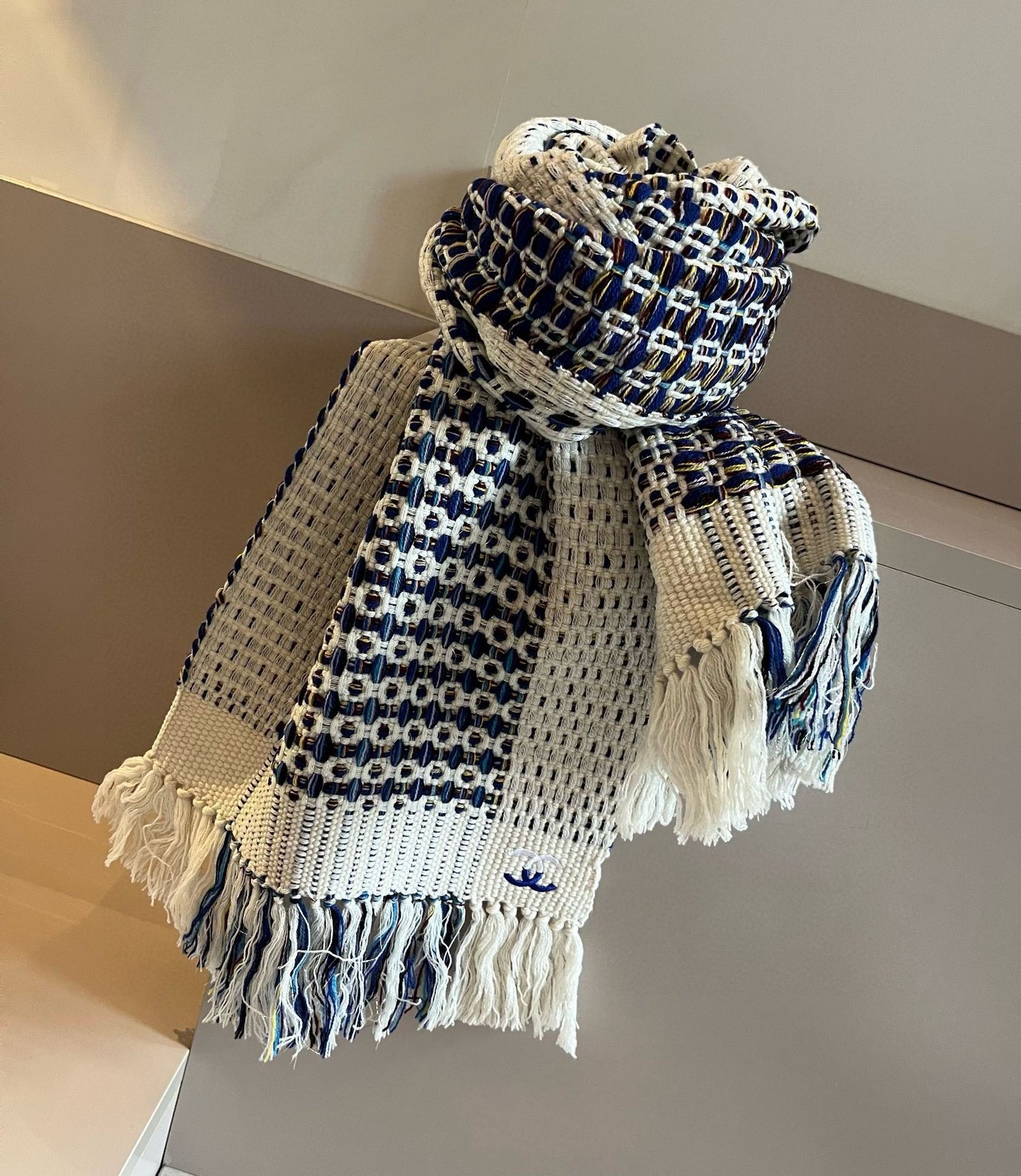 Chanel Knitted Scarf - Image 4