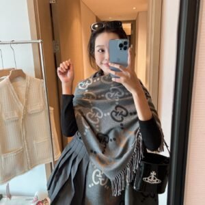 GUCCI colorful large G scarf