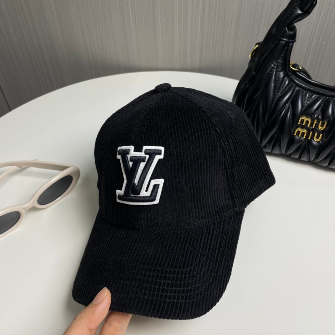 LV Corduroy baseball cap - Image 2