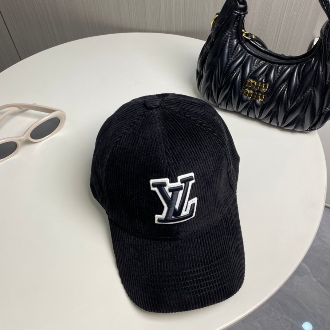 LV Corduroy baseball cap - Image 5