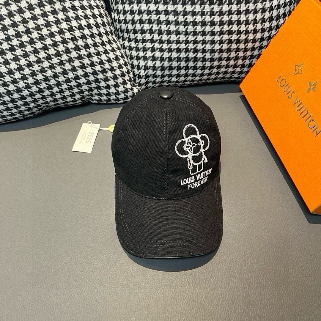 LV embroidered baseball cap - Image 2